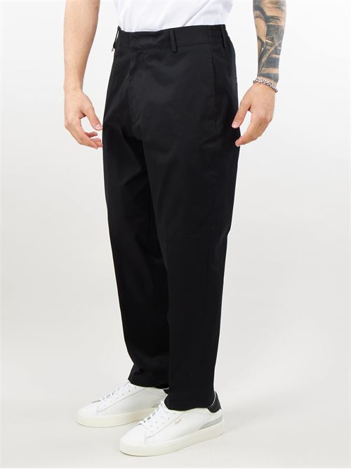Riviera cotton trousers with elastic waistband Low Brand LOW BRAND |  | L1PSS246733D001